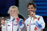 Katerina Siniakova and Tomas Machac (Source: Getty)